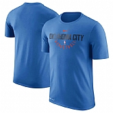 Oklahoma City Thunder Nike Practice Performance T-Shirt Blue,baseball caps,new era cap wholesale,wholesale hats